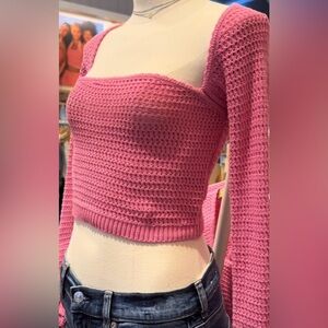 American Eagle Crochet Top